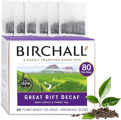 Birchall Great Rift Breakfast Blend Tea - A Robust And Full-Bodied Tea for Any Time of Day, A Classic Tea with a Rich Heritage and Distinctive Flavor, 6 Boxes of 15 Plant-Based Prism Tea Bags