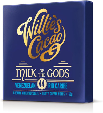 Willie's Cacao - Milk of The Stars, Surabaya 54% Milk Chocolate bar - 50g x12 - Soft Caramel Notes - Artisan chocolate - Bean to bar