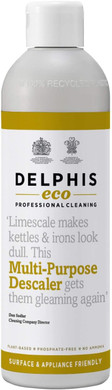 Delphis EcoMulti Purpose Descaler - Plant-based, Vegan Descaler, Free from Hydrochloric Acid, Enzymes, Formaldehyde, VOCs and APEs, 350 ml