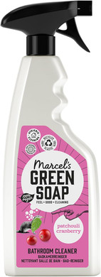 Marcel's Green Soap - Bathroom Cleaner Spray - Patchouli & Cranberry - Degreaser Spray - 97% biodegradable - 500ml