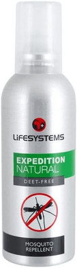 Lifesystems Insect Repellent Expedition Natural Mosquito Repellent Spray 100ml Ideal For Children Aged 6 Months +, Silver