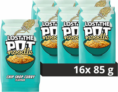 Pot Noodle Chip Shop Curry Lost The Pot Noodle low in saturated fat instant noodles 16x 85 g