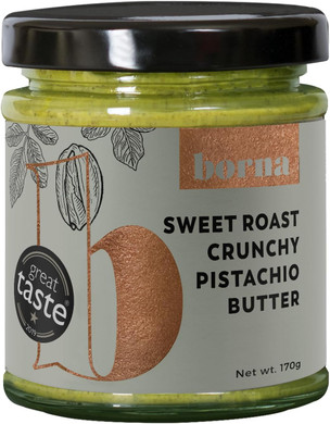 Borna Foods Pistachio Butter (Sweet Roast, 170g)