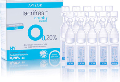 Avizor Lacrifresh Monodose Lacrifresh Ocu-Dry 0.20% 20 ud. 0,4 ml Contact Lens Cleaner