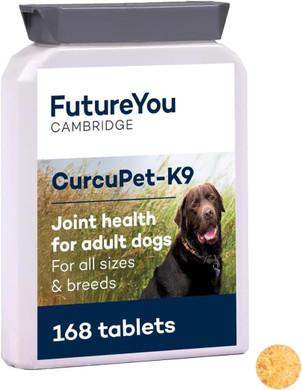 CurcuPet Turmeric Supplements  168 Tablets  Joint Aid for Dogs and Cats with Curcuma Complex  Joint Supplements for pets by FutureYou Cambridge