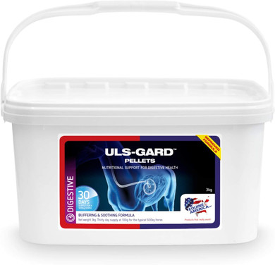 Equine America Uls-Gard Pellets | Premium Ready To Use Horse & Pony Supplement | To help maintain digestive health and comfort | 3kg