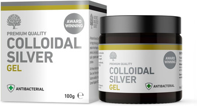 Nature's Greatest Secret Antibacterial Multi-Purpose Gel with 98% Premium Quality Colloidal Silver 50g