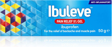 Ibuleve Pain Relief 5% Ibuprofen Gel, Clinically Proven, Anti-Inflammatory Relief for Joint Pain, Sprains, Backache, Muscular Pains and Sports Injuries, 30g