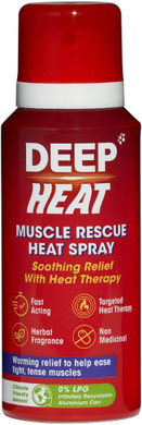 Deep Heat Muscle Rescue Heat Spray, Fast Acting, Soothing Relief, 72.5 ml (Pack of 1)