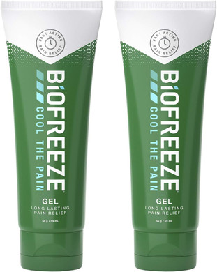 Biofreeze Cooling Gel 59 ml - Muscle & Joint Pain Relief, Eases Discomfort, Targets Small & Large Areas, Effective for Muscles, Bones, Joints, and Fever Alleviation
