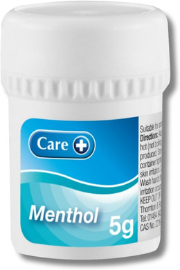 Care Menthol 5g Crystals, Produces Powerful Vapour (Pack of 2)