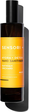 SENSORI + Hydra & Detox Hand Sanitiser - Antibacterial Spray - 75% Sugarcane Distilled Alcohol Kills 99.9% Bacteria - 3 Scents - 2 Sizes (Gayndah Orchard, 100 ml)