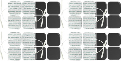 Tens Electrode Pads (16pcs)4x4 cm Self-Adhesive Long Lasting Gel Backed Pads Replacements Compatible with Neurotrac, Auvon, Lloyds, Elle Tens Machines