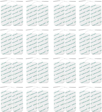 Tens Electrode Pads 10x5cm Self-Adhesive Electrodes Compatible with Neurotrac, Tenscare, Auvon, Elle tens Machines for Knee, Shoulder, Back, Muscle Pain (32pcs)