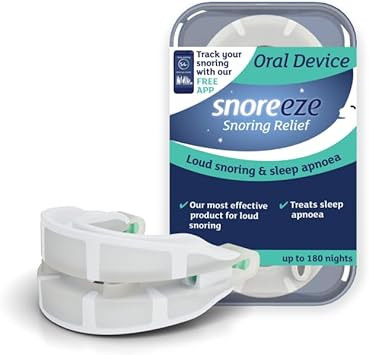 Snoreeze Anti Snoring Oral Device - Adjustable mouthguard, Snore Stopper Mouthpiece, Sleep aid to Reduce snoring & Sleep Apnoea for Men & Women