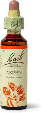 Bach Original Flower Remedies (Aspen) Face Your Fears, Feel Secure, Emotional Wellness, Natural Flower Essence, 20ml