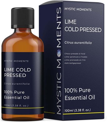Mystic Moments | Lime Cold Pressed Essential Oil 50ml - Pure & Natural Oil for Diffusers, Aromatherapy & Massage Blends Vegan GMO Free
