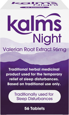 Kalms Night, 56 Tablets - Traditional Herbal Medicinal Product Used for The Temporary Relief of Sleep Disturbances