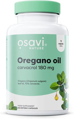 Osavi Oregano Oil  120 Enteric Softgels | Standardized for 70% Carvacrol | Enteric Capsules to Prevent Stomach Irritation