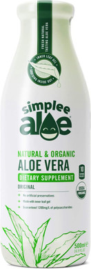 Simplee Aloe Health Supplement - Plain Simplee Aloe Aloe Vera juice - 500ml (PACK OF 1)