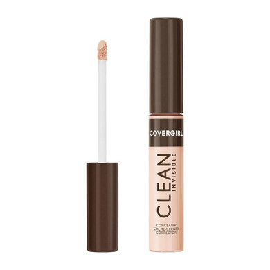 Covergirl Clean Invisible Concealer, Lightweight, Hydrating, Vegan Formula, Porcelain 101, 0.23Ozporcelain0.23 Ounce (Pack Of 1)