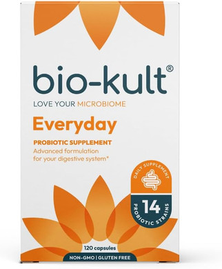 Bio-Kult Everyday Multi-Strain Formulation Probiotics for Digestive System, 120 Capsules (Pack of 1)