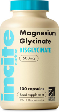 Magnesium Glycinate - 500mg - Premium Quality Natural - High Strength 100 Vegan Capsules (3 Month Supply) with Highest Bioavailability - Magnesium Supplements (bisglycinate)
