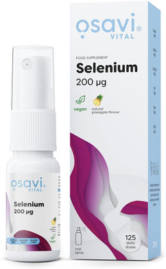 Osavi Selenium Oral Spray, 200mcg (Pineapple) - 25 ml