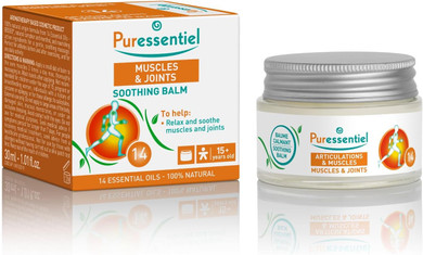 Puressentiel Muscles & Joints Soothing Balm 30ml, Providing Fast Relief & Soothes Chronic Muscle Pain, Back Pain Relief, Neck Pain Relief Proven Efficacy 100% Natural Formula with Camphor & Menthol