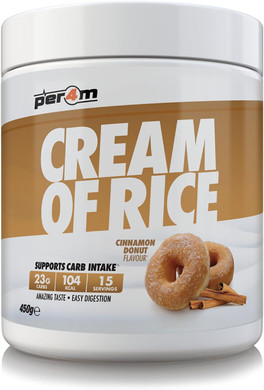 Per4m Cream Of Rice | 15 Servings | High Carbohydrate Cream Of Rice | Breakfast Replacement | Low Sugar Gym Supplements 450g NEW IMPROVED FORMULA (Blueberry Muffin, 450g)