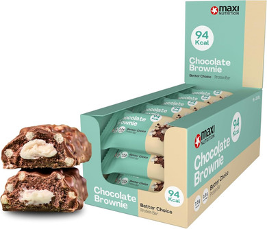 MaxiNutrition Better Choice Protein Bar Chocolate Brownie, 15x 22.5g, 7.5g protein content, low in calories, 94kcal protein bar