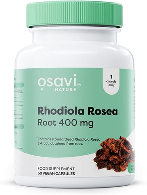 Osavi Rhodiola Rosea Root 400mg  60 Vegan Caps | Adaptogenic Support for Reducing StressInduced Fatigue and Enhancing Mental & Physical Wellbeing
