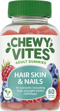 Chewy Vites Women's Prenatal Multivitamin, 60 Multivitamin Gummies, 16 Essential Nutrients with Folic Acid, Iron and Vitamin D, 1 Month Supply, Vegan, Blueberry and Raspberry Flavour