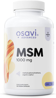 Osavi MSM, 1000 mg  120 Vegan Capsules | Supports Joint Health & Skin Elasticity | Methylsulphonylmethane for Collagen & Keratin Production