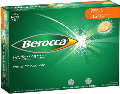 Berocca Performance Orange 45 Effervescent Tablets