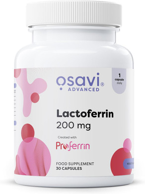 Osavi Lactoferrin 200 mg  30 Capsules | Supports Iron Transport and Immune Function | Proferrin® Lactoferrin from Cow's Milk for Enhanced Bioavailability