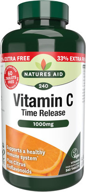 Natures Aid EXTRA FILL Vitamin C Timed Release 1000mg x 240