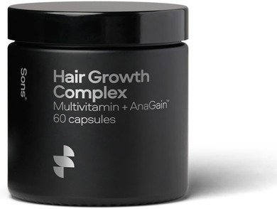 Sons Hair Growth Supplement - Multi-Vitamin Supplement & Minerals with Anagain, Marine Collagen & Biotin - Natural Ingredients to Promote Healthier Hair, 1 Month (60 Capsules). Made in Europe
