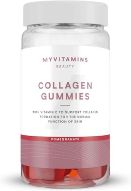 Myprotein Collagen Gummies  500mg Marine Collagen with Vitamin C & Vitamin A  Supports Skin, Hair & Joints  Sugar-Free & Delicious Pomegranate Flavour  60 Gummies