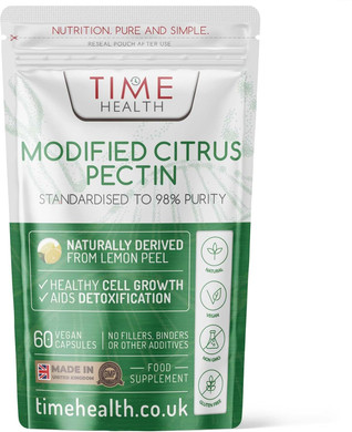 Modified Citrus Pectin (MCP)  Over 90% Galacturonic Acid  Naturally Derived from Lemon  Vegan  UK Made Supplement  Zero Additives (60 Capsule Pouch) (60 Capsule Pouch)