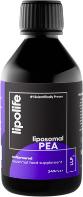liposomal Pea Palmitoylethanolamide Levagen+ lipolife LLP2 | High Strength | Enhanced Bioavailability | 48 Days Supply | Cognitive Health, Muscle Recovery | Helps Reduce Joint Pain and Inflammation
