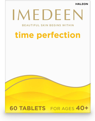 Imedeen Time Perfection - 60 Tablets - Skincare Supplements to Support Collagen Formation - Containing Vitamin C and Zinc - Improves Moisture Balance & Helps Skin to Feel Smoother