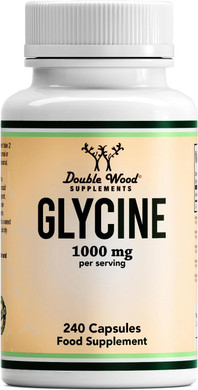 Glycine Supplement | 300 Glycine Capsules | Manufactured in The USA