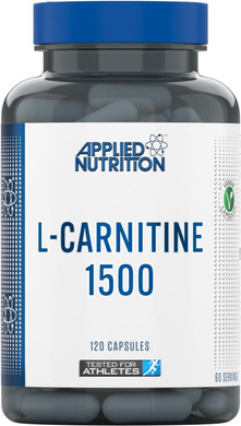 Applied Nutrition L-Carnitine 1500mg - Carnitine Supplement Premium L-Tartrate Form, High Strength, Energy Boost & Weight Management (120 Capsules - 60 Servings)