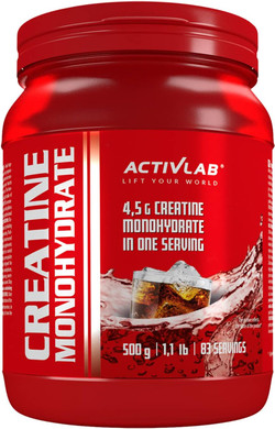 Activlab Creatine Monohydrate - 500g Jar | Optimum Nutrition Pre-Workout 83 Servings | Creatine Powder for Muscle Growth- Iced Candy Flavor