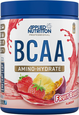 Applied Nutrition BCAA Branched Chain Amino Acids Supplement with Vitamin B6, Replenish Electrolytes, Workout and Recovery Powdered Energy Drink, ICY Blue Raz, 450 g