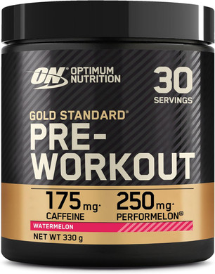Optimum Nutrition Gold Standard Pre Workout Powder, Energy Drink with Creatine Monohydrate, Beta Alanine, Caffeine and Vitamin B Complex, Nutrition Supplement, Kiwi Flavour, 30 Servings, 330 g