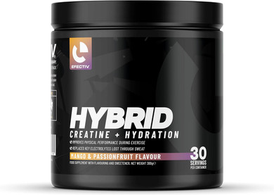Efectiv Hybrid Creatine Plus Hydration | 5g Creatine Monohydrate Powder | Added Electrolytes | AstroGin for Increased Absorption | 30 Servings | 300 Grams (Strawberry Kiwi)
