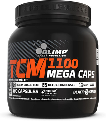 OLIMP SPORT NUTRITION Olimp TCM Capsules, 1100 mg, Pack of 400 Mega Capsules