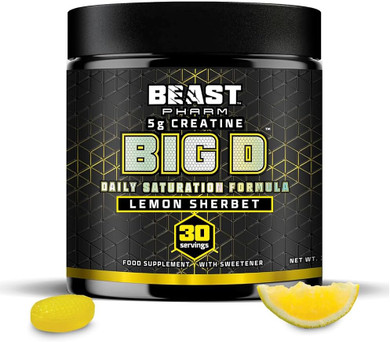 Beast Premium Daily Saturation Formula with Wellmune, 30 Servings, Lemon Sherbet